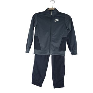 Nike Boys Therma Full-Zip Fleece Hoodie Jogger Fleece Set 6-7 yrs Anthracite NWT